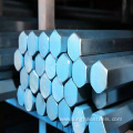 Polygonal brushed stainless steel bar